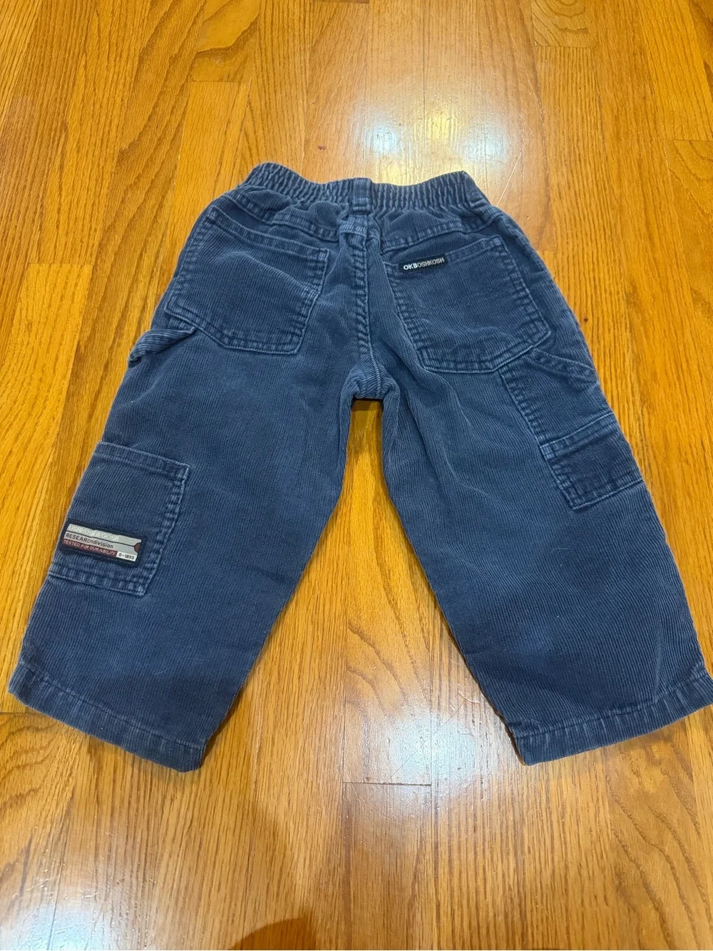 Vintage Osh Kosh Kids Corduroy Pull-On Pants - Navy